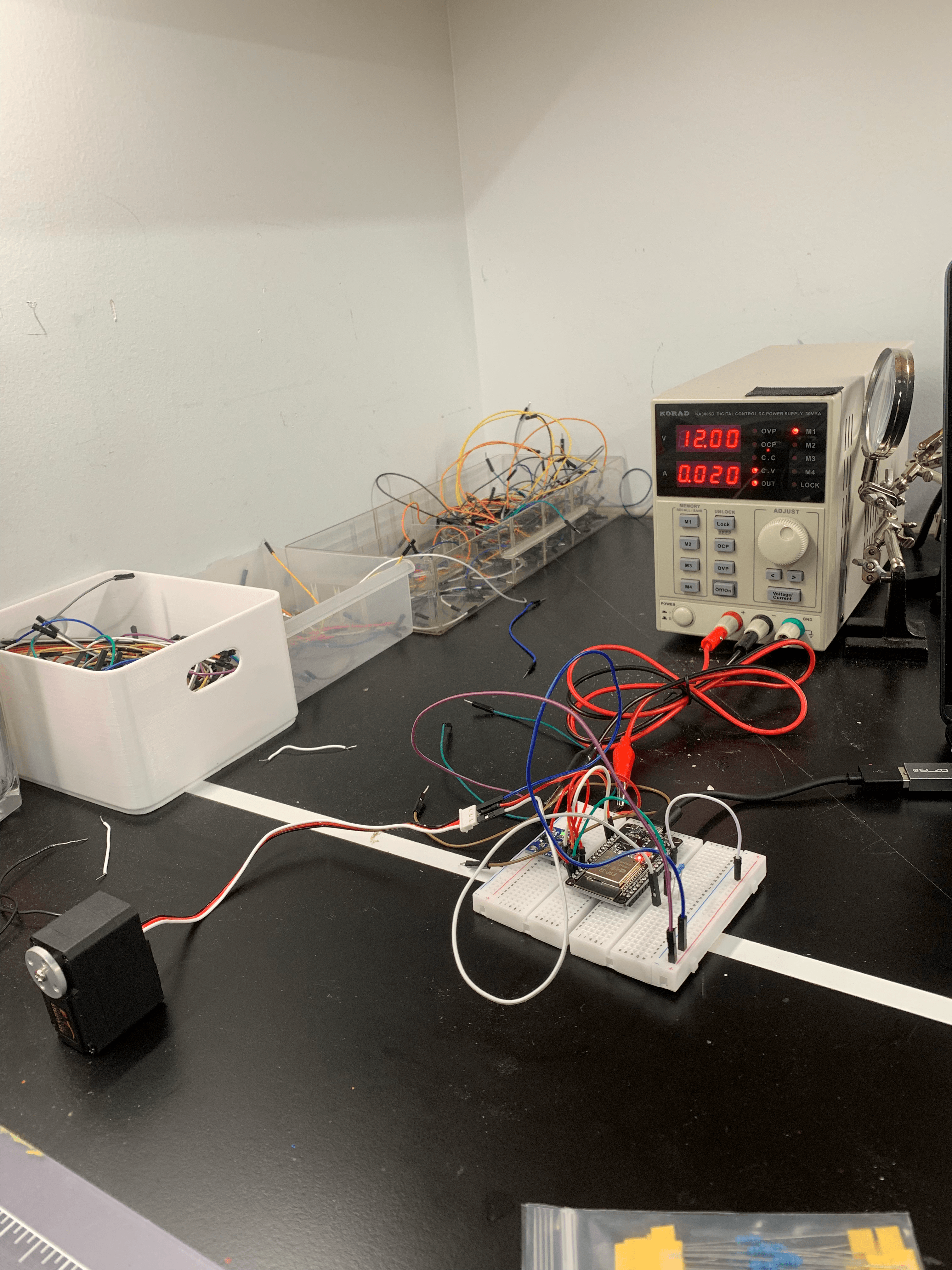 Preliminary testing.