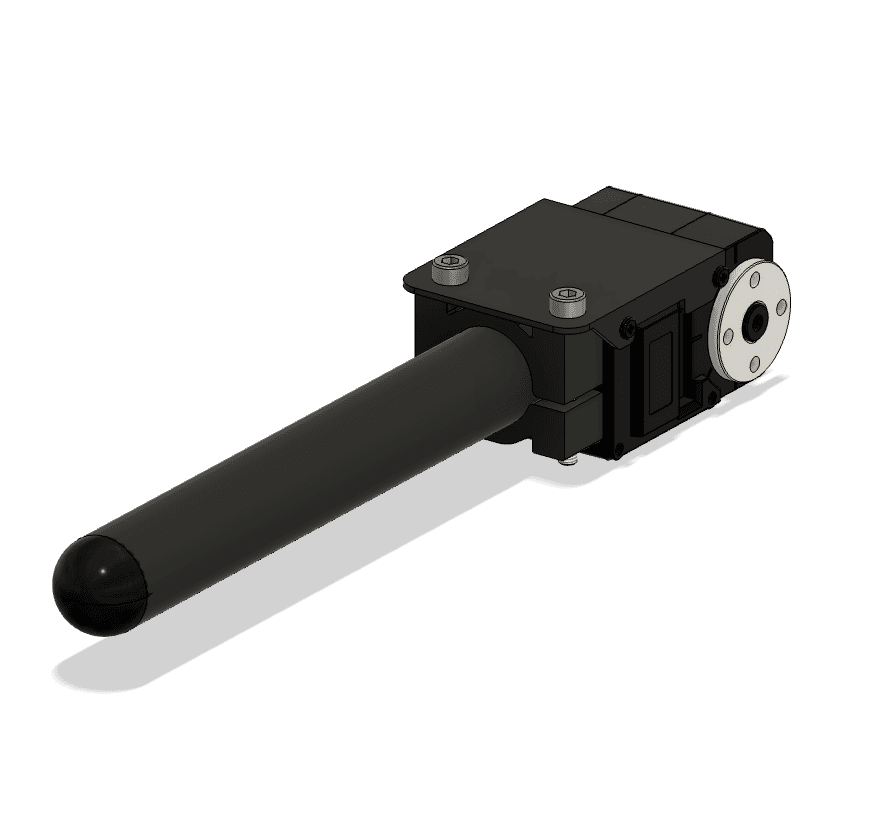 Tibia Joint with improved, lighter bracket. Changed materials to Nylon 12 and rubber for the base.