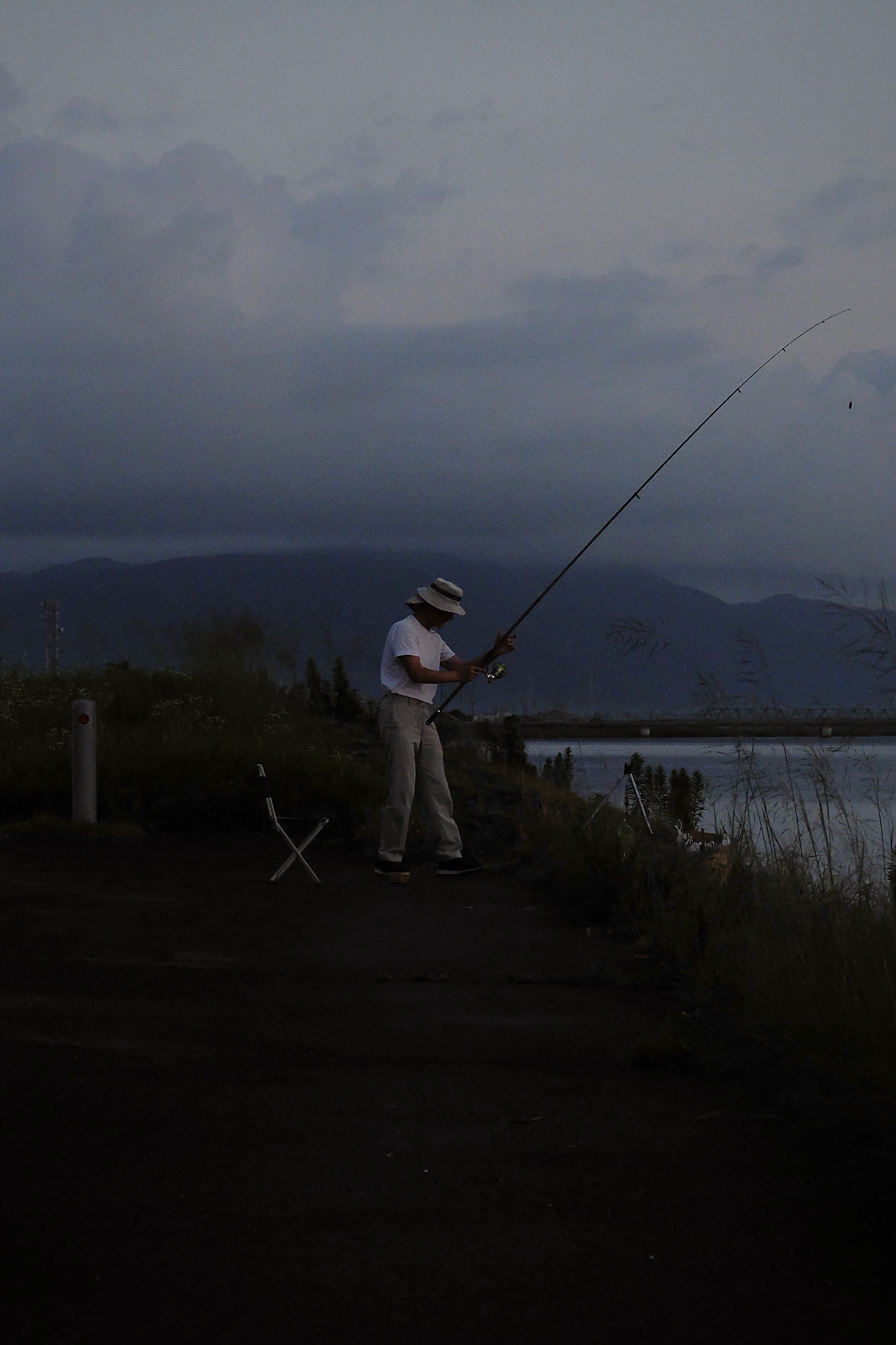 Early morning fishing in Nagoya